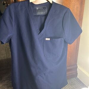 Navy blue figs scrubs